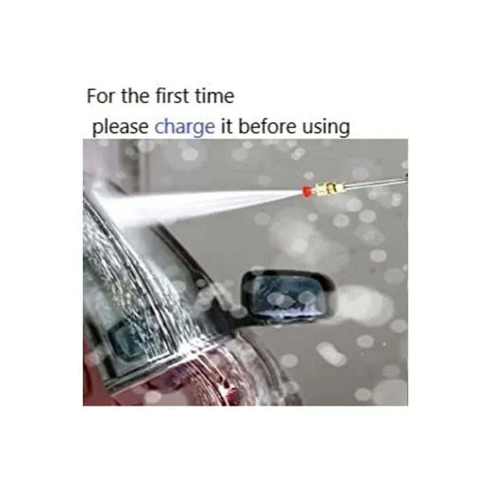 24V Cordless Portable Washer, Electric High Pressure Cleaner Machine, 200W 30Bar Lithium Handheld Car Cleaning Device With Foam Generator Nozzle Water Pump - Image 7
