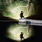 Toby&rsquo;s TORCH-85 High Lumen Tactical Flashlight with LED Light Power Display Screen USB-C Charging and Rugged Metallic Body - Image 3