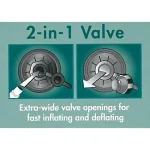 Dura-Beam Standard Series Prestige Downy Inflatable Airbed with Pump 2in1 Extra Wide Valves (191*99*25cm ) - Image 6