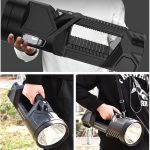 Toby's New Portable Brightest XHP70 Rechargeable LED Emergency Flashlight Torch Light Long Range Solar Searchlight for Hunting - Image 8