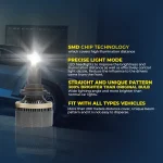 Tobys T220 Pro 440W/Pair Original Tested LED Headlight Assembly 44000 Lumens Bright  Color With Temperature 6500K - Image 2