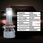 Tobys XT55 2 Pieces Car LED Headlight Original 55W/piece Power 5500/piece Lumens With Color Temperature 6500K - Image 6