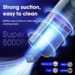 Tobys VC-02 3500PA Handheld Car Vacuum Cleaner Mini Portable Car Auto Home Duster Remover - Image 9