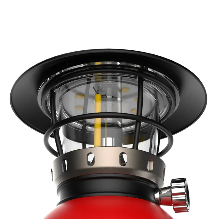 Toby's CPL-T06 Portable Camping USB Charging Lamp Tent Outdoor Lamp | Rechargeable Emergency Light LED Carrying Light, Lantern Rainproof Shield Ultralight Lamp, Rechargeable Camping Lantern Light (Red) - Image 3