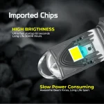 Tobys New TL2 H4 Led Headlight Bulbs with Mini Projector Lens High/Low beam With 6500K white light - Image 6