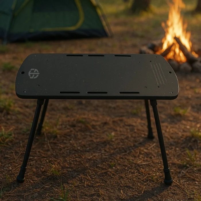 Toby&rsquo;s Camping Table 06 &ndash;Foldable 75x35x45cm Portable Table for Outdoor Camping Barbecue Picnic Lightweight Durable Easy-Carry Modern Design Travel Essential - Image 3