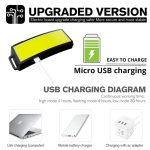 Tobys Headlamp 04 COB Headlight USB Rechargeable Light LED Floodlight Outdoor Camping Head-Mounted Strong Headlight Daily Use - Image 10