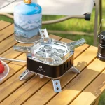 Toby's Windproof 5-Core Tourist Gas Burner Camping Stove Portable 15800W High-Power Strong Fire Outdoor Gas Stove Camping Equipment - Image 4