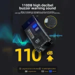 TOBY'S Mini LED pocket flashlight 13 light modes With double arc ignition COB Side Light Fluorescent effect USB-C charging UV light 110 DB emergency Beep - Image 4