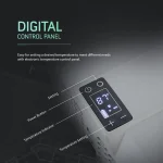 Toby's Electric Cooler Portable Refrigerator Freezer Compact Fridge freezer Electric Cooler for Car RV Vehicle Boat Home Use Travel Camping Truck Party Picnic Outdoor (52 Liter) - Image 3