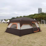 Toby’s New 4-6 Person Double Layer Outdoor Camping Tent, A Bedroom And A Living Room, Family Cabin (Brown) - Image 5