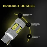 Tobys Super Bright Low Power 7440 40SMD LED Bulbs with 3030 Chip replacement for Back Up Reverse Brake Lights (White) - Image 4