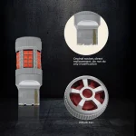 Tobys Super Bright Low Power 7440 40SMD LED Bulbs with 3030 Chip replacement for Back Up Reverse Brake Lights (Red) - Image 5