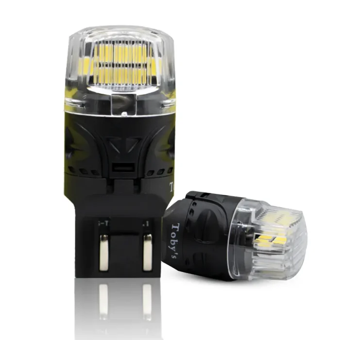 Tobys Super Bright Power T20 7443 16SMD LED Bulbs with 4218 Chip replacement for Back Up Reverse Brake Lights (White) - Image 4