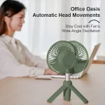 Tobys CPL-T23 Rechargeable Portable 4000mAh Fan with LED Lantern Adjustable Height for Home Office Outdoor Camping - Image 3