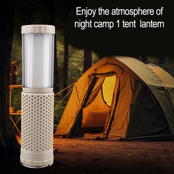Tobys CPL-T33 Multifunctional Camping Light Rechargeable Lantern with Warm and White LED Compact Outdoor Flashlight for Hiking Emergency Use Tent Light USB Charging - Image 3
