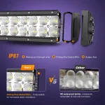 42 Inches Light Bar 240W Light Bar Combo Light, Floodlight, Spotlight - Image 3