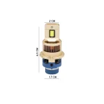 Tobys Upgraded F2 PRO D4 Hid to Led Headlight 5500LM 800% Brighter Real 1:1 Size 6500K Cool White Direct Installation - Image 9