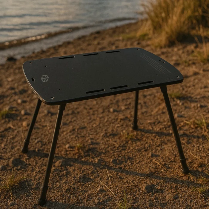 Toby&rsquo;s Camping Table 06 &ndash;Foldable 75x35x45cm Portable Table for Outdoor Camping Barbecue Picnic Lightweight Durable Easy-Carry Modern Design Travel Essential - Image 4
