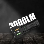 Toby's High-Power Multifunction Flashlight with 6*T6 Bulbs and COB Side Lights – Rechargeable Waterproof and Ultra-Bright for Outdoor Use - Image 3