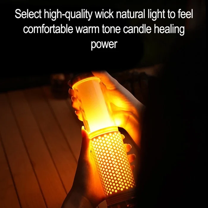 Tobys CPL-T33 Multifunctional Camping Light Rechargeable Lantern with Warm and White LED Compact Outdoor Flashlight for Hiking Emergency Use Tent Light USB Charging - Image 4
