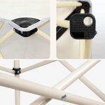 Tobys Camping Chair-10 Ultralight Portable Folding Light Aluminum Chair with Nylon Seat and Lightweight Carrying Bag for Outdoor Travel - Image 4