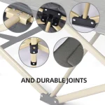 Tobys New Folding Camping Bed for Adults Ten Leg Beach Bed with Cushion and Maximum Load 150 kg / 330 lbs Ideal for Office Home Beach Party Camping - Image 5