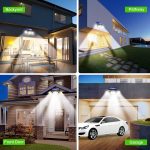 Tobys Solar Light Security Lights Outdoor Motion Sensor Light IP65 Waterproof Flood Light Rotatable Wall Light Spotlight Solar Powered for Garden Garage Patio Yard Pathway Porch - Image 2