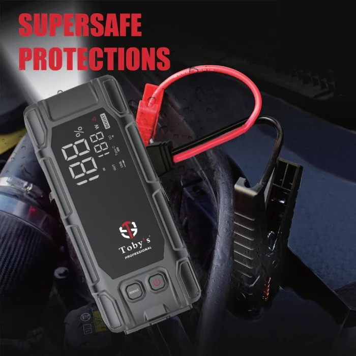 Toby's X18 Jump Starter for Cars 16000mAh and 59.2WH Best Power Bank for Electronic Devices - Image 5
