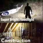 Toby's LED Super Bright COB LED Head Torch 8 Lighting Modes Headlamp Hard Hat Light with Motion Sensor and IPX4 Waterproof - Image 4