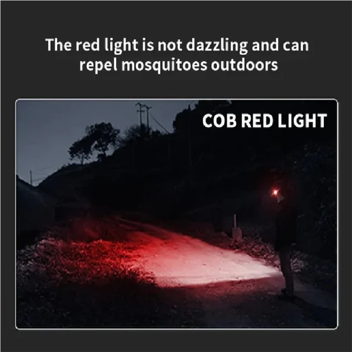 TBS DESIGN BV-13 High-power LED Waterproof Head Lamp with SOS Red Light Head lamp for Camping Fishing - Image 7