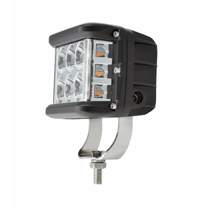 60W Side Shooter Amber White Work Light - Image 4