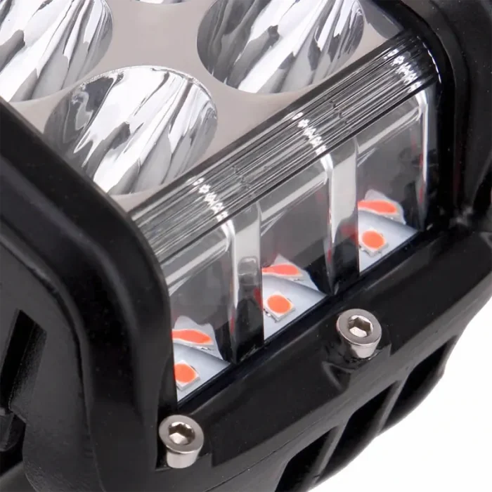 60W Side Shooter Amber White Work Light - Image 5