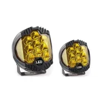 Toby's 60W YELLOW LED Headlight Jeep Wrangler, 1 Piece 7 inch LED headlights, R 60W SF 7" Y - Image 2