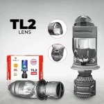 Tobys New TL2 H4 Led Headlight Bulbs with Mini Projector Lens High/Low beam With 6500K white light - Image 2