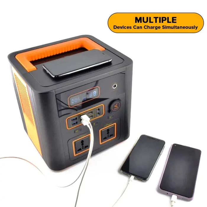Toby&rsquo;s TBS-150A Portable Power Station 500W, 150000mAh Lithium Battery, 220V AC Output, PD 60W, Wireless Charging - Image 6