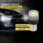 Tobys Super Bright Power T20 1156 16SMD LED Bulbs with 4218 Chip replacement for Back Up Reverse Brake Lights (White) - Image 7