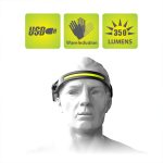 Tobys Headlamp 02 LED Head USB Headlamp Rechargeable 5 Modes Waterproof 600 Lumens COB LED Headlight Motion Sensor Headtorch with IPX4 Hands-Free Flashlight for Kids Adults Running Camping Hiking - Image 3