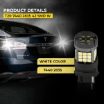Tobys Super Bright Power T20 7440 42SMD LED Bulbs with 2835 Chip replacement for Back Up Reverse Brake Lights (White) - Image 7