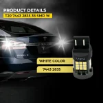 Tobys Super Bright Power T20 7443 36SMD LED Bulbs with 2835 Chip replacement for Back Up Reverse Brake Lights (White) - Image 7