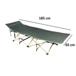 Tobys New Folding Camping Bed for Adults Ten Leg Beach Bed with Cushion and Maximum Load 150 kg / 330 lbs Ideal for Office Home Beach Party Camping - Image 4