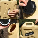 Toby's Camping Water Container with Spigot 3.2 Gallon Water Jug Large Water Storage Containers Truly No Leakage Water Tank BPA Free Portable Emergency Can for Car Driving Camping Hiking - Image 9
