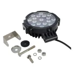 Toby's LED Spot Light, 2 pieces 7 inches 51W Black Flood Beam LED Work Light Bar for Jeep, Truck, Car ATV SUV 4X4 Truck Driving Lamp - Image 2