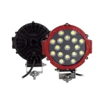One Piece 7 inches R 51W Red, LED Spot Light, Flood Beam LED Work Light Bar for Jeep, Truck, Car ATV SUV 4X4 Truck Driving Lamp, Aluminum Housing Material, and IP67 Waterproof Rating - Image 3