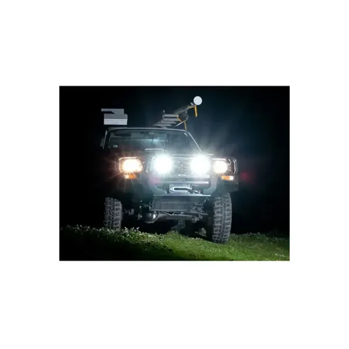 2 Piece 7 inches R 51W Red, LED Spot Light, Flood Beam LED Work Light Bar for Jeep, Truck, Car ATV SUV 4X4 Truck Driving Lamp, IP67 Waterproof Rating, and Aluminum Housing Material - Image 8