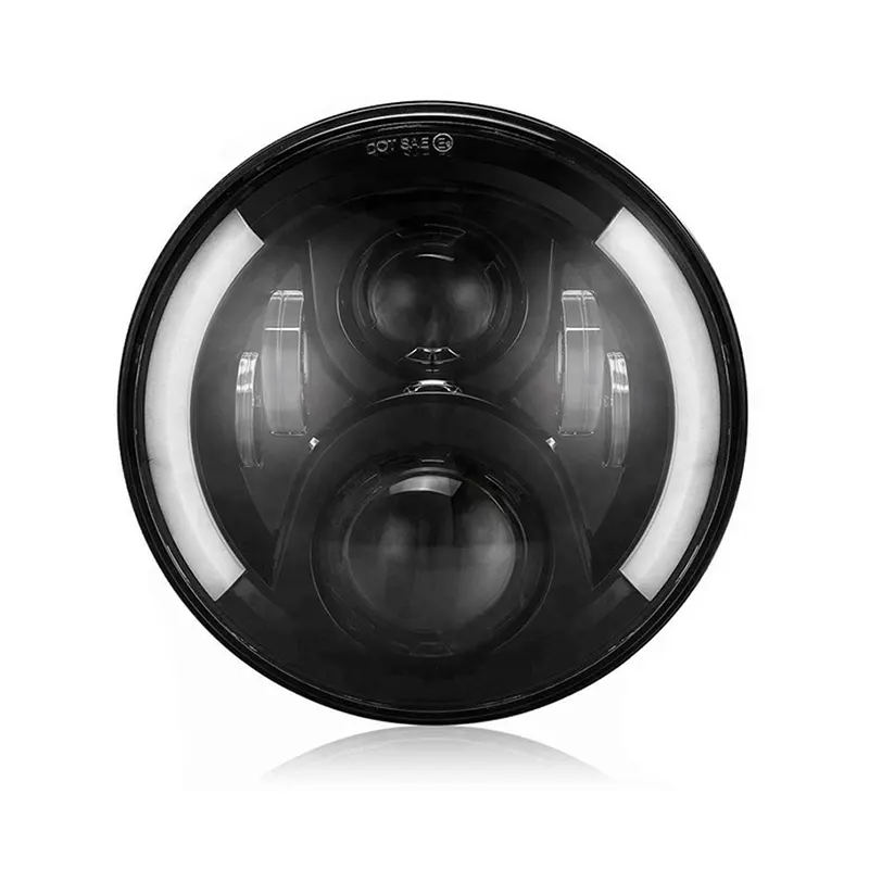 7-inch-LED-Headlight-Halo-Angel-Eyes-Amxshe1.webp JP 7 WY, 7 inches Jeep LED Headlight Halo Angel Eyes, 60W Round Hi/Lo Beam Headlight Yellow Signal, IP67 Waterproof Rating with Aluminum Housing Material - Image 1