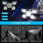 Tobys Headlamp 05 Ultra Bright 21 LED Headlight Flashlight with Power Indicator 12000 Lumen USB Rechargeable Headlamps - Image 8