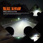 9 Inches TBS - 2002X 2Pcs Laser Led Off Road Lights 16600LM Round Pod Spot Driving Lights 2-kilometer Wide-view Distance for Jeep, Truck, Pickup - Image 2