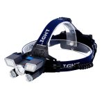Tobys Headlamp 05 Ultra Bright 21 LED Headlight Flashlight with Power Indicator 12000 Lumen USB Rechargeable Headlamps