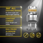 7443 23smd Amber Bulbs For Reverse Lights, Brake, Signal, Parking Lights - Image 3